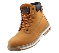 Bottes de randonnée en cuir nubuck - Dockers by Gerli - 43LU001-300910 - Jaune - Homme - Lacets 42
