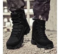 Bottes de randonnée extérieur pour hommes, bottes de pour le travail, bottes de combat militaires mi-hautes durables, convenant aux vêtements de camouflage, expéditions, sauvetages, Delta Force, entra