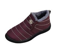 Bottes De Randonnée Femme Hommes - Bottines De Neige Imperméable Epais Chaussures De Sécurité Antidérapante Large Bottines Fourrées Chaussures Remonte Hiver Thermique