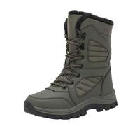 Bottes de randonnée imperméables pour femme - Bottes de neige à lacets - Bottes d'hiver chaudes doublées en fausse fourrure - Bottes de marche et de trekking légères - Chaussures hautes élégantes pour