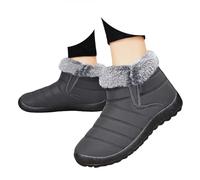 Bottes De Randonnée Pieds Nus For Hommes Et Femmes | Bottes D'hiver À Chute Zéro Avec Bout Large, Antidérapantes Légères Et À Talon Épais(Gray,6 UK)