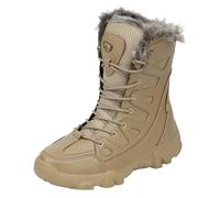 Bottes de randonnée pour homme et femme - Bottes de neige chaudes - Bottes | Bottes à lacets pour extérieur, amorti, bottes de travail, semelle épaisse, antidérapantes, tactiques