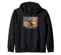 Bottes de rodéo Western Vintage Cowboy Drapeau Americana Sweat à Capuche