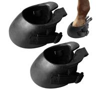 Bottes de sabot à cheval de 1 paire pour chevaux, bottes sabot protection en caoutchouc pour gestion des plaies, laminite, abcès, collante, m pour les chevaux