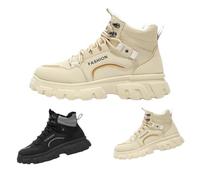 Bottes de sauteur à plateforme pour femme - Bottes d'hiver doublées | Bottes de neige chaudes pour l'hiver - Antidérapantes - Grande taille - Bottes thermiques confortables pour l'extérieur et la