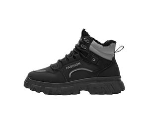 Bottes de sauteur à plateforme pour femme - Bottes d'hiver doublées | Bottes de neige chaudes pour l'hiver - Antidérapantes - Grande taille - Bottes thermiques confortables pour l'extérieur et la