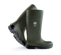 Bottes de sécurité avec Embout de sécurité et Semelle de sécurité, pour l'agriculture, très légères, isolantes, Souples, Confort élevé, Semelle antidérapante, résistante à détergent, Vert, EU 46