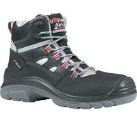 Bottes de sécurité Cross Gr. 43 noir/gris/rouge cuir/mesh S3 SRC EN20345