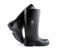 Bottes de sécurité de Haute qualité, Hommes, Embout en Acier et Semelle en Acier pour Plus de sécurité, matériau Souple et léger, adhérence optimale, Pieds Chauds et secs, Industrie, Noir, EU 46