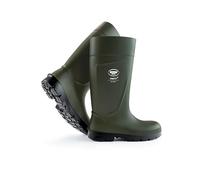 Bottes de sécurité de qualité pour les hommes sans embout de sécurité, pour l'agriculture, très légères, isolantes, souples, confort élevé, semelle antidérapante, résistante à détergent, vert, EU 40