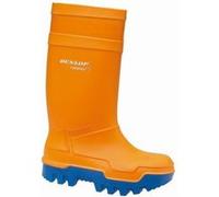 Dunlop Sécurité Wellington Bottes Hommes Purofort Thermo + Orange Travail Shoe