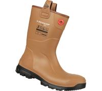 Bottes de sécurité DUNLOP PUROFORT RIG PRO S5 SR CI CR Brun Brun 40