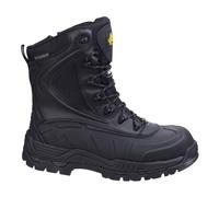 Bottes De Sécurité En Cuir Imperméables Pour Hommes Amblers AS440 Noires