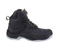 Bottes De Sécurité En Cuir Imperméables Pour Hommes Amblers FS198 Noires