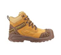 Bottes De Sécurité En Cuir Imperméables Pour Hommes Amblers Ignite Tan