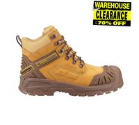 Amblers Bottes de sécurité pour hommes Ignite – Cuir imperméable – Tan