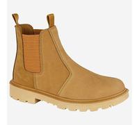 Bottes De Sécurité En Cuir Pour Hommes Grafters Grinder Slip-On Tan