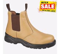 Grafters San Diego Hommes Cuir Everyday Travail Extérieur Sécurité Bottes Marron