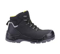 Bottes De Sécurité En Cuir Résistantes À L'Eau Pour Hommes Amblers AS252 Noires