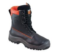 Bottes de sécurité forestières NoRisk taille 46 noir/orange cuir bovin S3 EN ISO Quantité:1