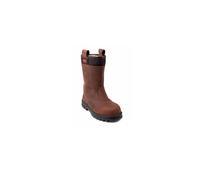 BOTTE FOURREE DE SECURITE GASTON MILLE MARRON KAMA S3 -RAMA3