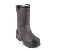 Bottes de sécurité marron fourrées btp S3 HI CI SRC GASTON MILLE UNITAN RUFG3 39