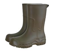 Bottes de sécurité montantes unisexes entièrement imperméables en caoutchouc antidérapant avec embout en acier pour la randonnée, le travail de cour, le style Mucker en plein air, camouflage, 37 EU