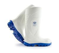 Bottes de sécurité pour Hommes et Femmes Embout en Acier pour Plus de sécurité et Protection, Application dans l'industrie Alimentaire, Une Excellente adhérence, isolation-30 degrés, Blanc, EU 44