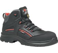 Bottes de sécurité Teak Gr.41 noir/rouge cuir S3 SRC ESD EN20345