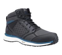 Bottes de sécurité Timberland Pro Reaxion Mid Composite Unisexes - Cuir - Noir/Bleu - Lacets 8