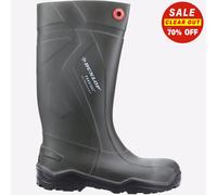 Dunlop Protective Footwear, C762933, Purofort+ Full Safety, Gris Foncé/Rouge/Noir, Taille 36 EU