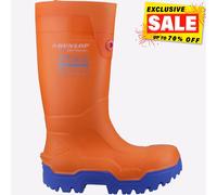 Bottes De Sécurité Wellington Unisexes Dunlop FIELDPRO THERMO+ Orange