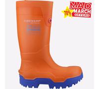 Bottes De Sécurité Wellington Unisexes Dunlop FIELDPRO THERMO+ Orange