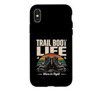 Bottes de Trail Life, portées Lors d'une Bonne randonnée Coque pour iPhone X/XS