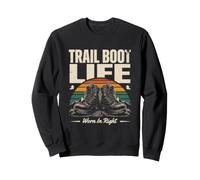 Bottes de Trail Life, portées Lors d'une Bonne randonnée Sweatshirt