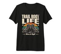 Bottes de Trail Life, portées Lors d'une Bonne randonnée T-Shirt Haut de Gamme