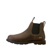 Bottes de travail cuir Ariat Groundbreaker Chelsea Soft Toe Work Boot Marron 45