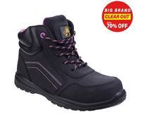 Amblers Bottes de travail AS601 Lydia – Cuir composite – Pour femmes – Noires