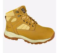 Bottes De Travail En Cuir Pour Hommes Avec Embout En Acier Sting Beige