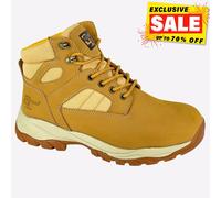 Bottes De Travail En Cuir Pour Hommes Avec Embout En Acier Sting Beige