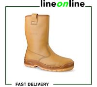 Jallatte Botte de sécurité JALASKA 00J0266 en cuir S3 SRC Marron Taille 37