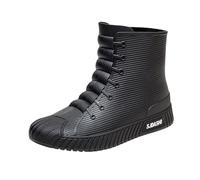 Bottes de travail pour homme Bottes de pluie, Noir , 40 2/3 EU