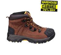 Bottes De Travail Pour Hommes Amblers FS39 Imperméables À Lacets Marron
