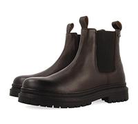Bottes de type chelsea en cuir couleur marron pour homme HERRICK