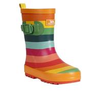 Bottes d'eau TRESPASS Puddle-Kids - Rayures Arc-en-Ciel - Enfant - Boucle de serrage 28
