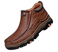 Bottes décontractées à Semelle épaisse pour l'hiver. Chaussures résistantes conçues pour Le Confort et Un Usage Quotidien. sans Marque