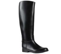 Bottes d'équitation en caoutchouc fille Horze Chester Noir 35