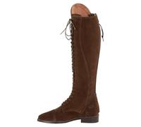 Bottes d'équitation en cuir tige normale à lacets Premiere Casimir Marron 41