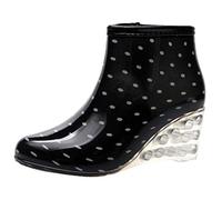 Bottes d'extérieur en Caoutchouc pour Femme Chaussures Travail Plein air Unisexes sécurité de qualité Facile désinfecter Isolation Thermique Hiver Les Pieds Chauds et secs