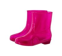 Bottes d'extérieur en Caoutchouc pour Femme Imperméable Coupe-Vent Unisexes sécurité de qualité Chaussures Doublure Tissu Isolation Thermique Hiver Festivals Boue